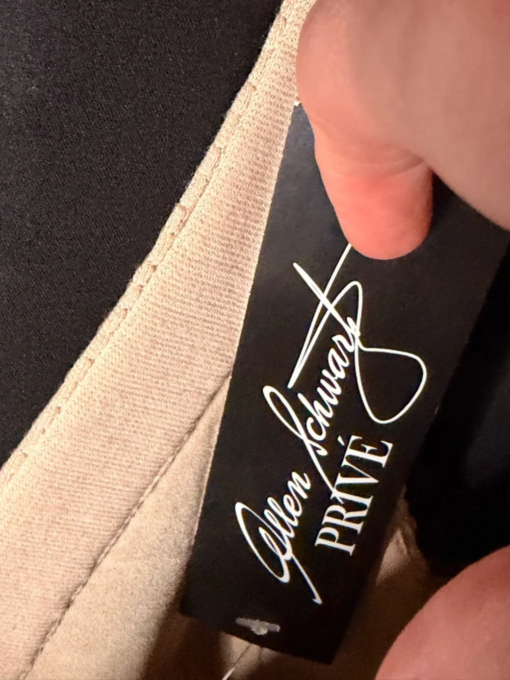 Galen Schwartz PRIVE Sequin V-Neck Dress in Champagne —#125 - Picture 12 of 12